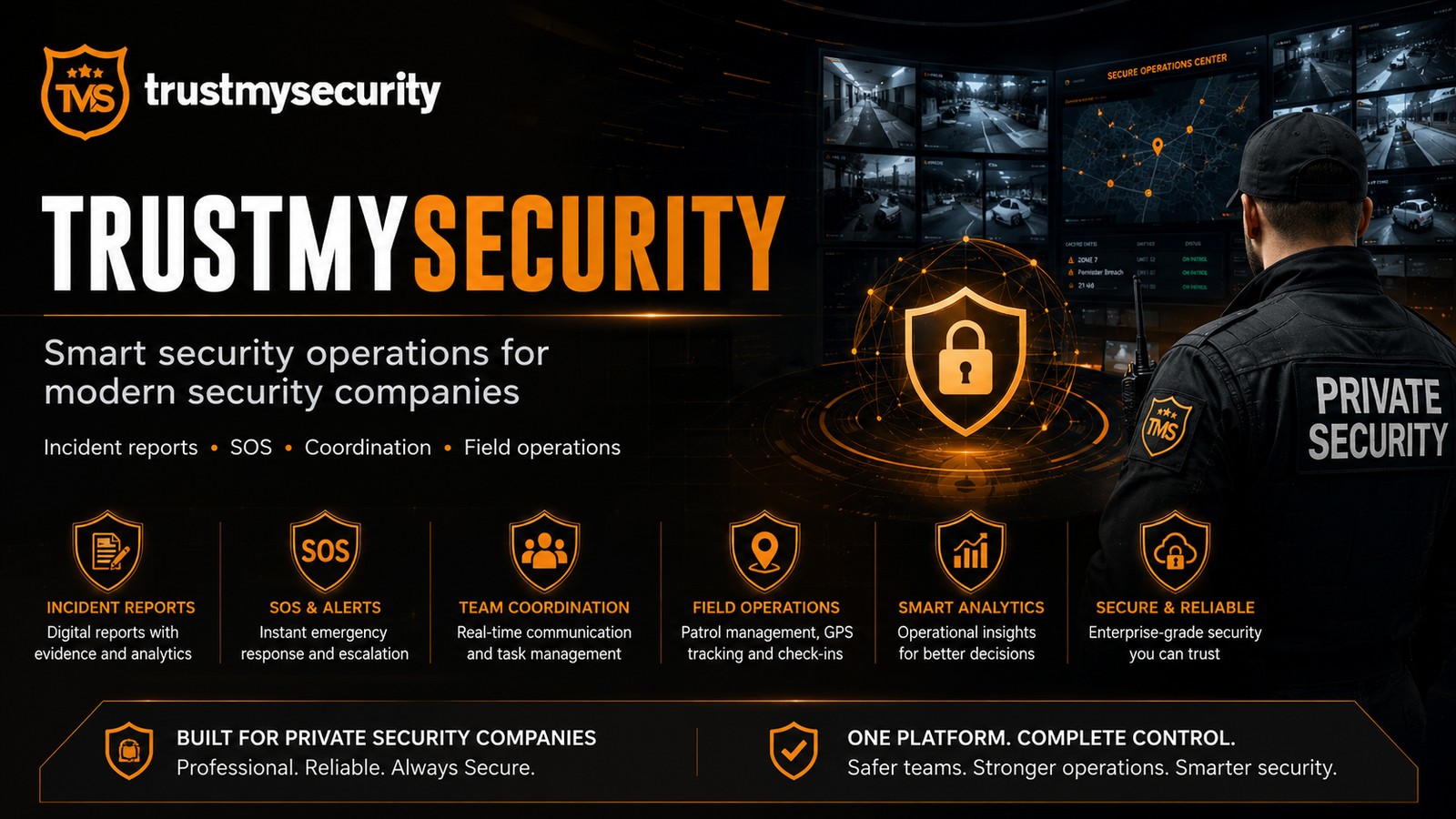 TrustMySecurity strengthens field operations with faster reporting, visibility and response workflows